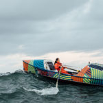 Chasing the Storm: Photo by Christian Agha. What an experience this was, torrential rain, huge rolling sea and howling winds. So much so, my volunteer towboat turned back.