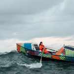 Chasing the Storm: Photo by Christian Agha. What an experience this was, torrential rain, huge rolling sea and howling winds. So much so, my volunteer towboat turned back.